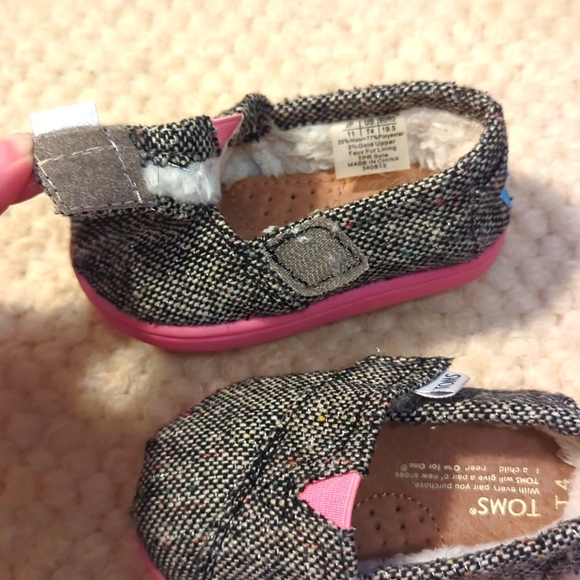 Baby Toms Canvas Velcro Shoes, T4 - Picture 6 of 11